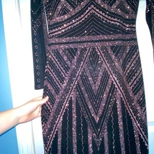 Rose gold sparkly gown✨